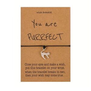 "YOU ARE PURRFECT" Rope Bracelet
